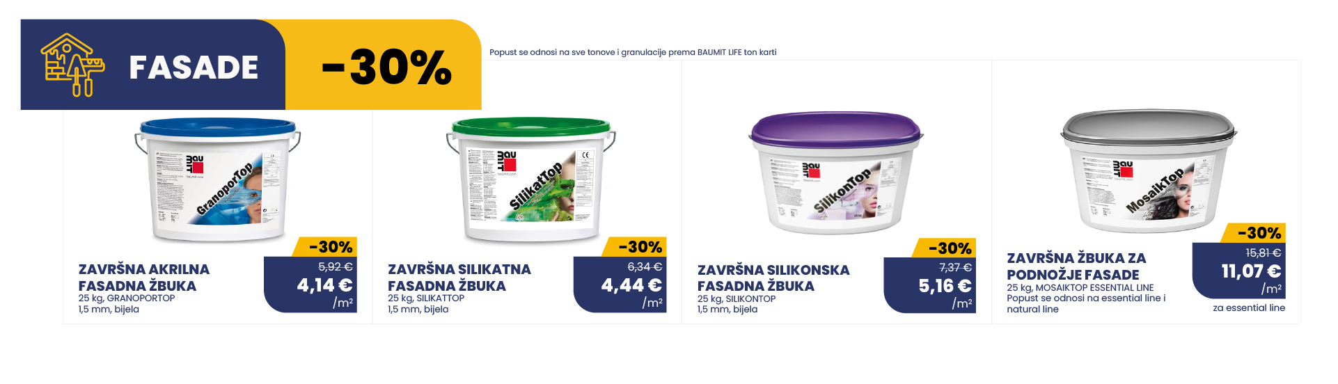 fasade Baumit 9/25