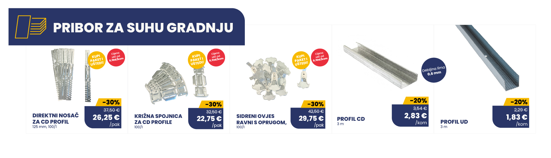 Suha gradnja pribor 9/25